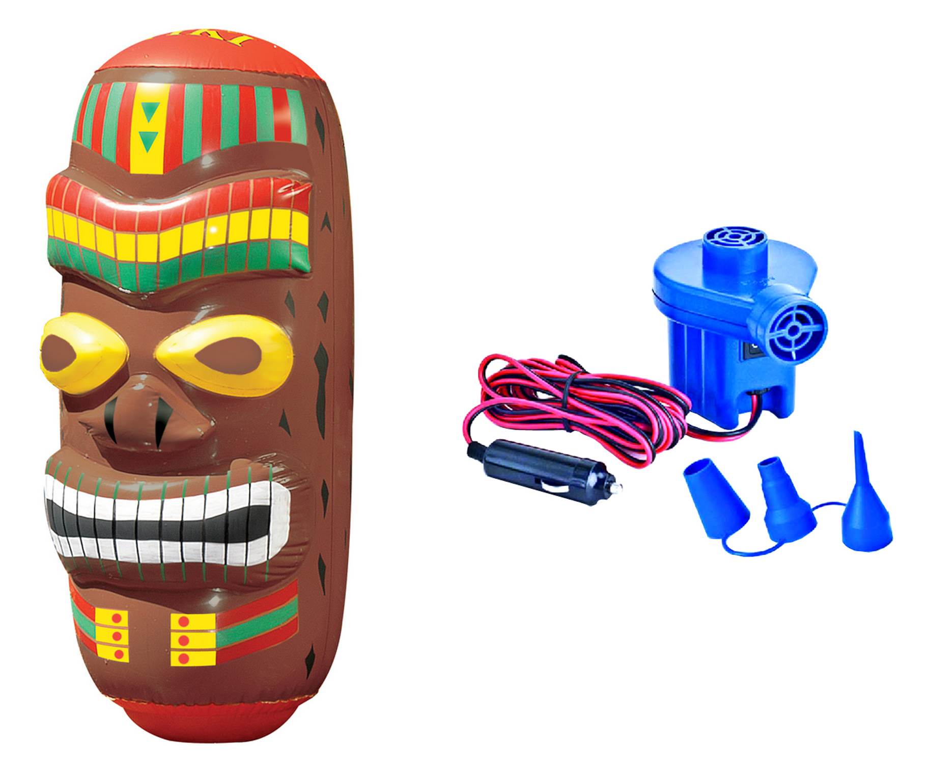 NEW Swimline 90240 Swimming Pool Inflatable Tiki Totem Pole w/ Electric Air Pump
