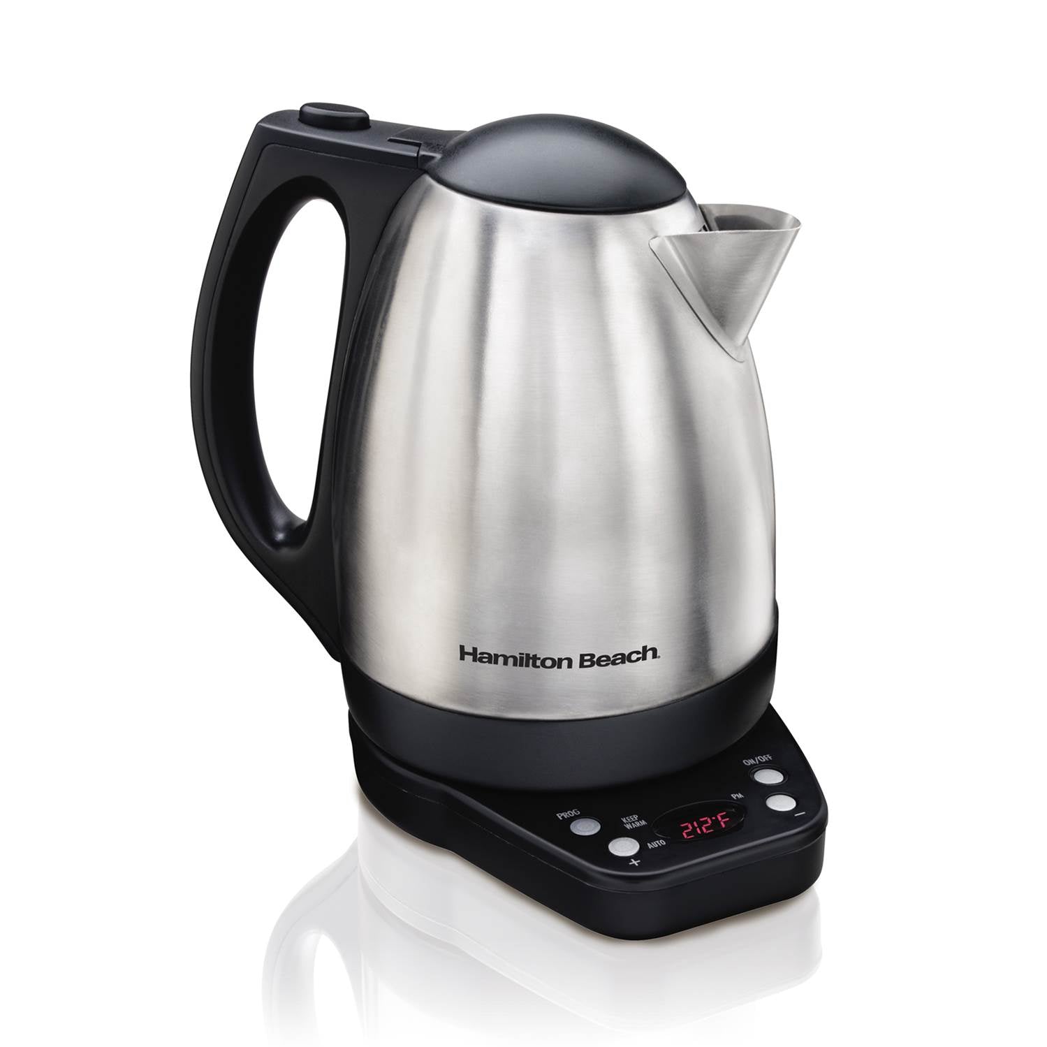 Hamilton Beach 1500W S/S Digital Programmable Electric Kettle 1.7L (Open Box)