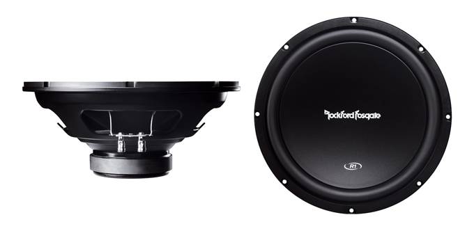 2) Rockford Fosgate R1S4-12 12" 600W Subwoofers + 2) 12" Single Sealed Sub Box