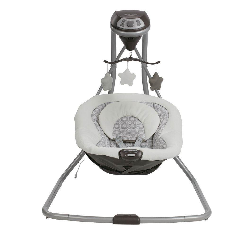 Graco Simple Sway Baby/Infant Swing with Mobile Toys - Abbington | 1927133