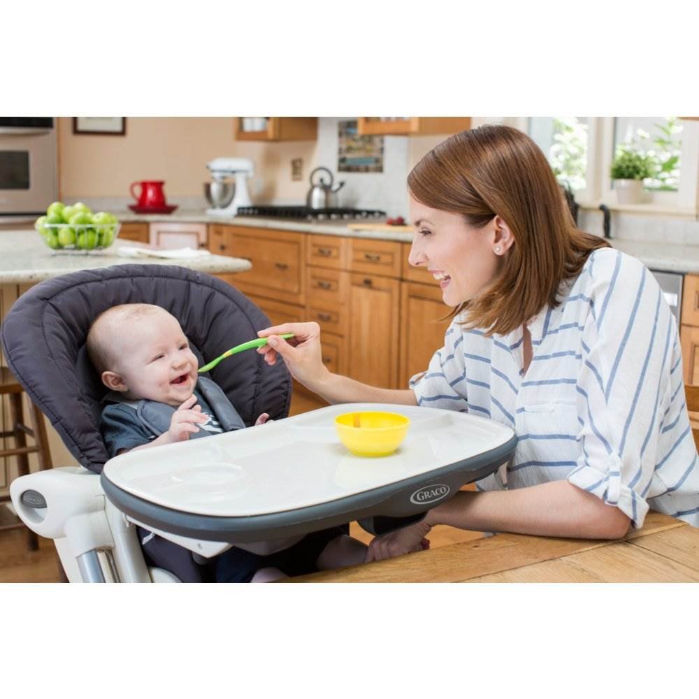 Graco Souffle Compact Folding Highchair Seating System | Pierce - Open Box