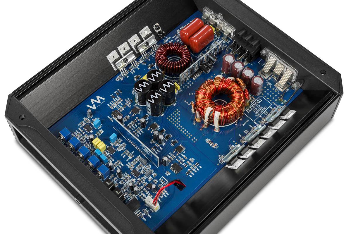 VM Audio ECD1500.1 Encore Ohm Class D Digital Mono Power Amplifier + Wiring Kit