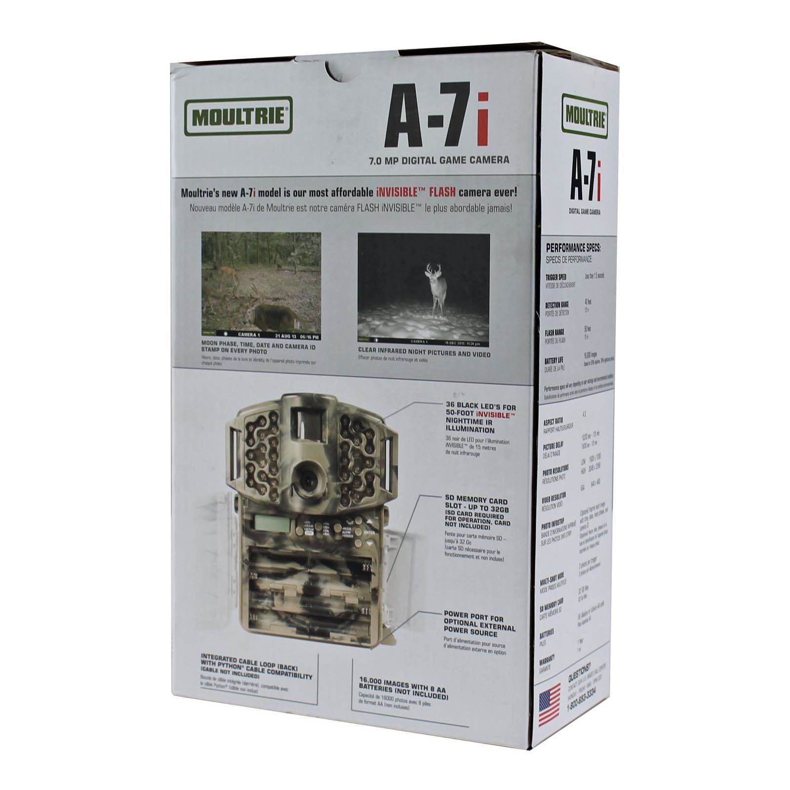 Moultrie Game Spy A-7i No Glow Invisible Infrared Trail Game Camera (Open Box)