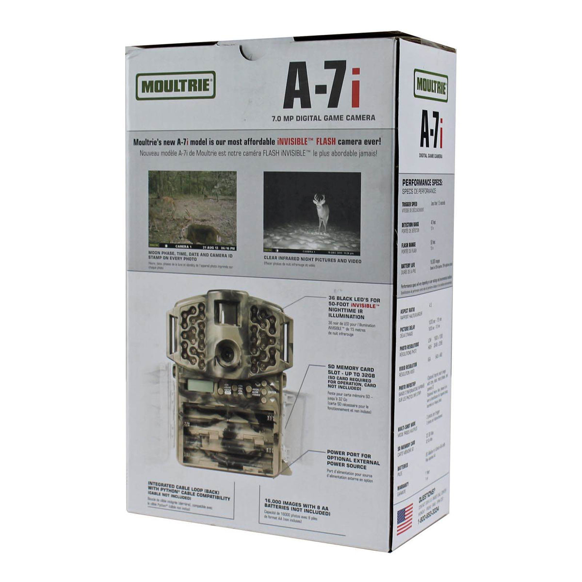 Moultrie Game Spy A-7i No Glow Invisible Infrared Trail Game Camera 7 MP (Used)