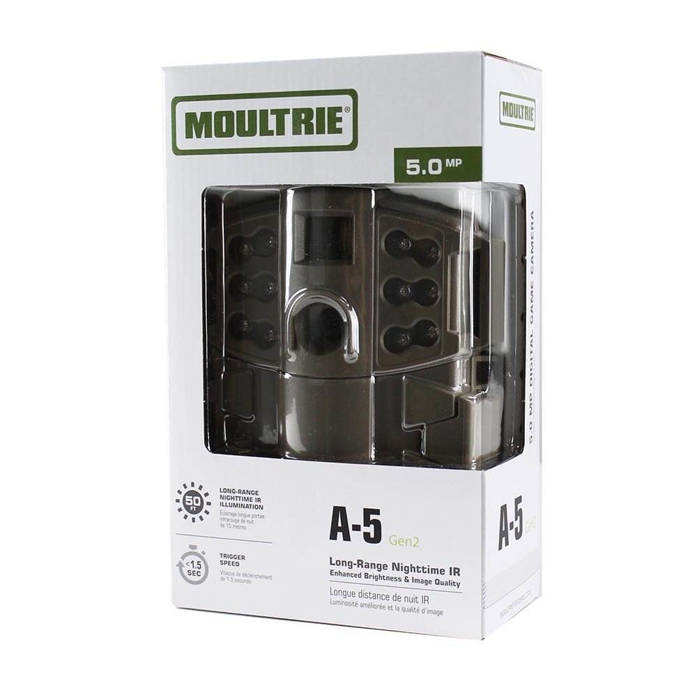 Moultrie Game A-5 Gen 2 Low Glow Infrared Digital Trail Camera 5 MP (Open Box)