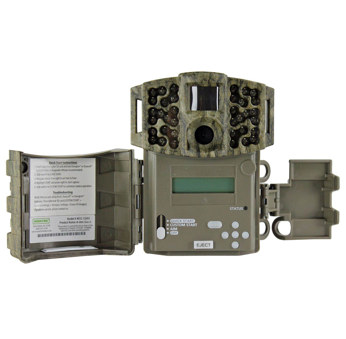Game Spy M-880i Gen2 No Glow Invisible Infrared Trail Game Camera (Open Box)