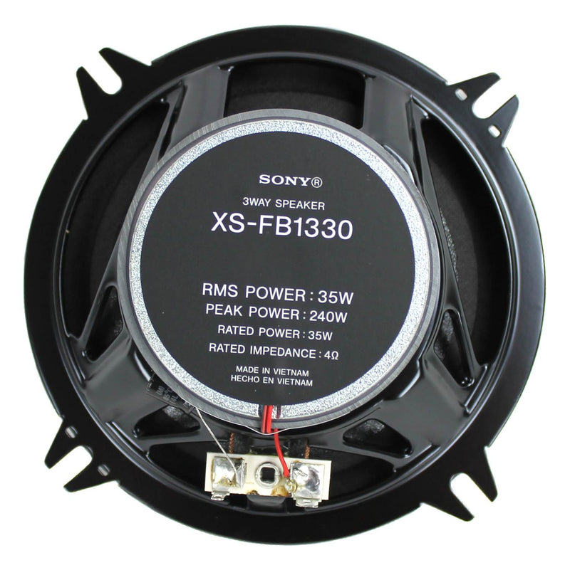 4) New Sony XS-FB1330 5.25" 480 Watt 3-Way Car Audio Speakers Stereo XSFB1330
