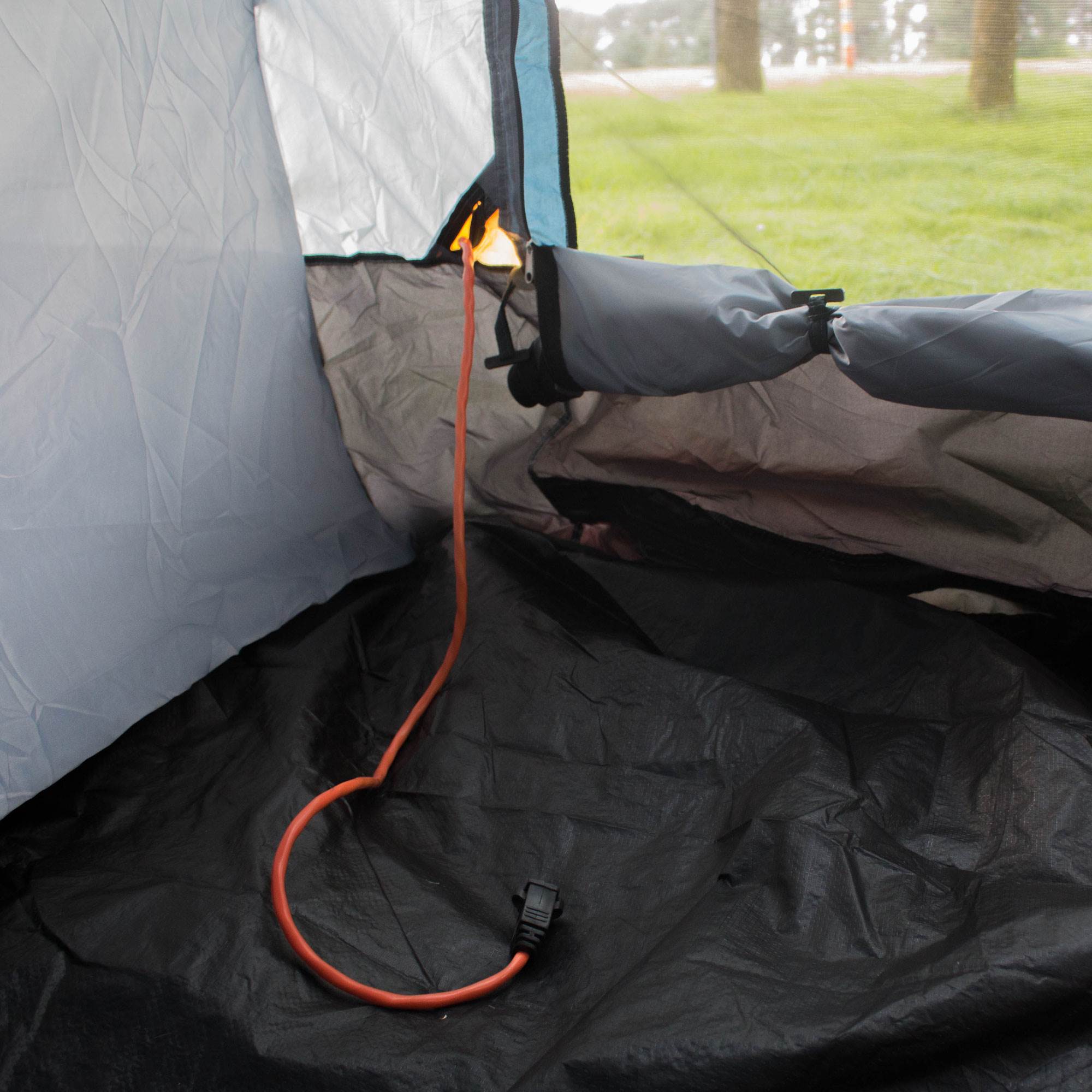 Tahoe Gear Ozark TGT-OZARK-16-B 16 Person 3 Season Family Cabin Tent, Orange
