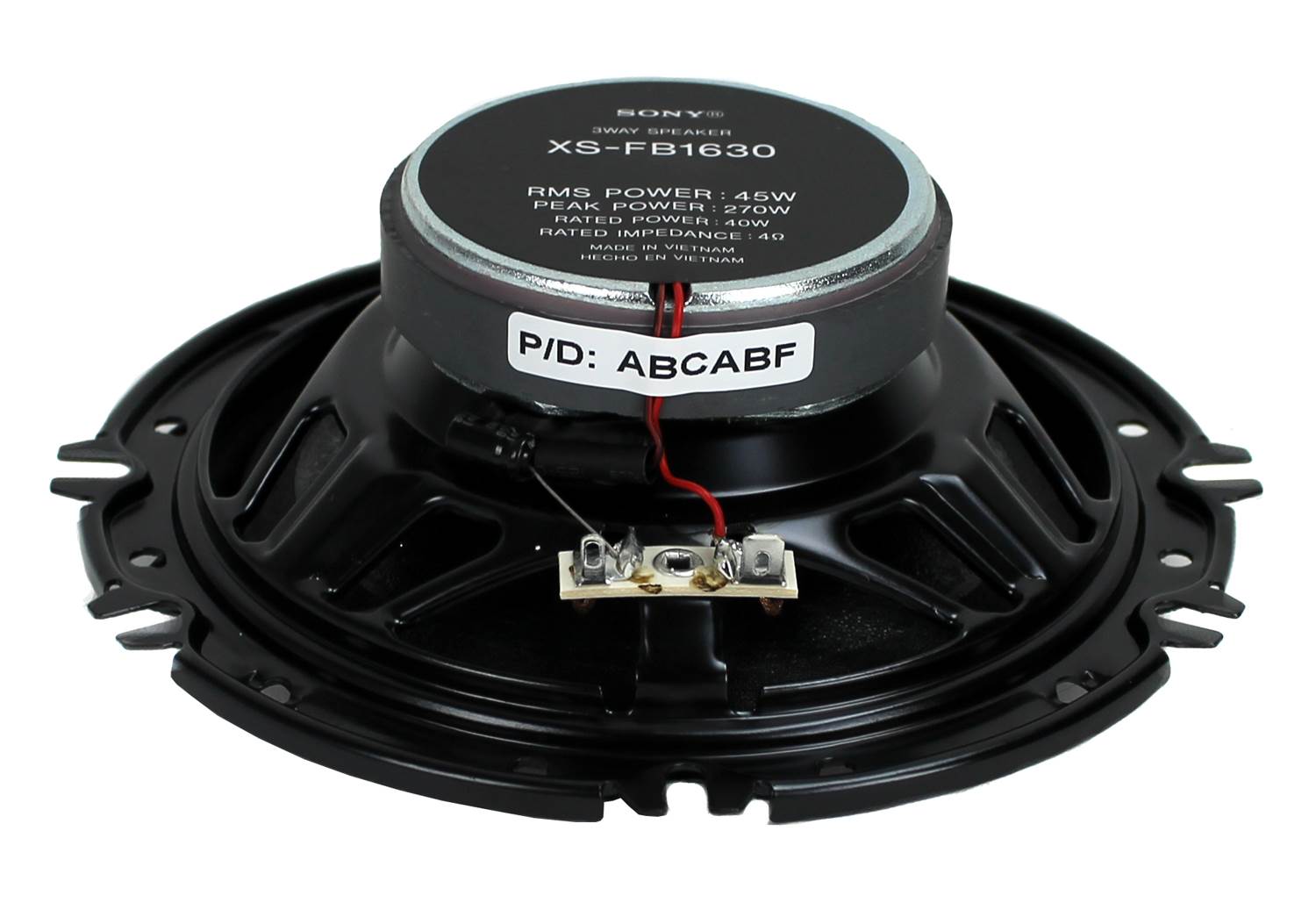 Sony XS-FB1630 6.5" 540 Watt 3-Way Car Audio Speakers Stereo XSFB1630 - VMInnovations