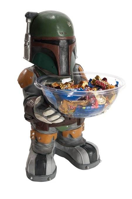 Rubies Star Wars Boba Fett Candy Bowl Holder Halloween Accessory - Open Box