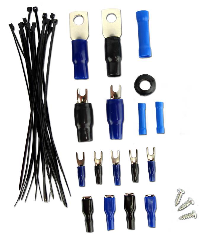 VM Audio SRSK4B 4 Gauge Car Amplifier Installation Kit + RCA + Battery Terminal
