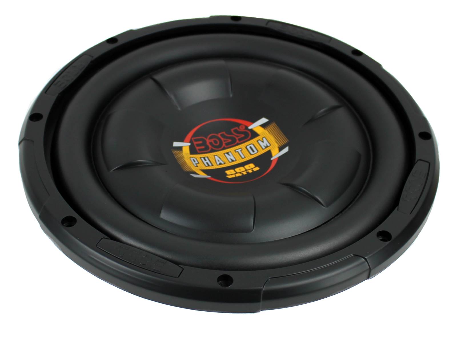 2) Boss D10F 10" 1600W Shallow Car Audio Subwoofers + 2) 10" Single Sealed Boxes