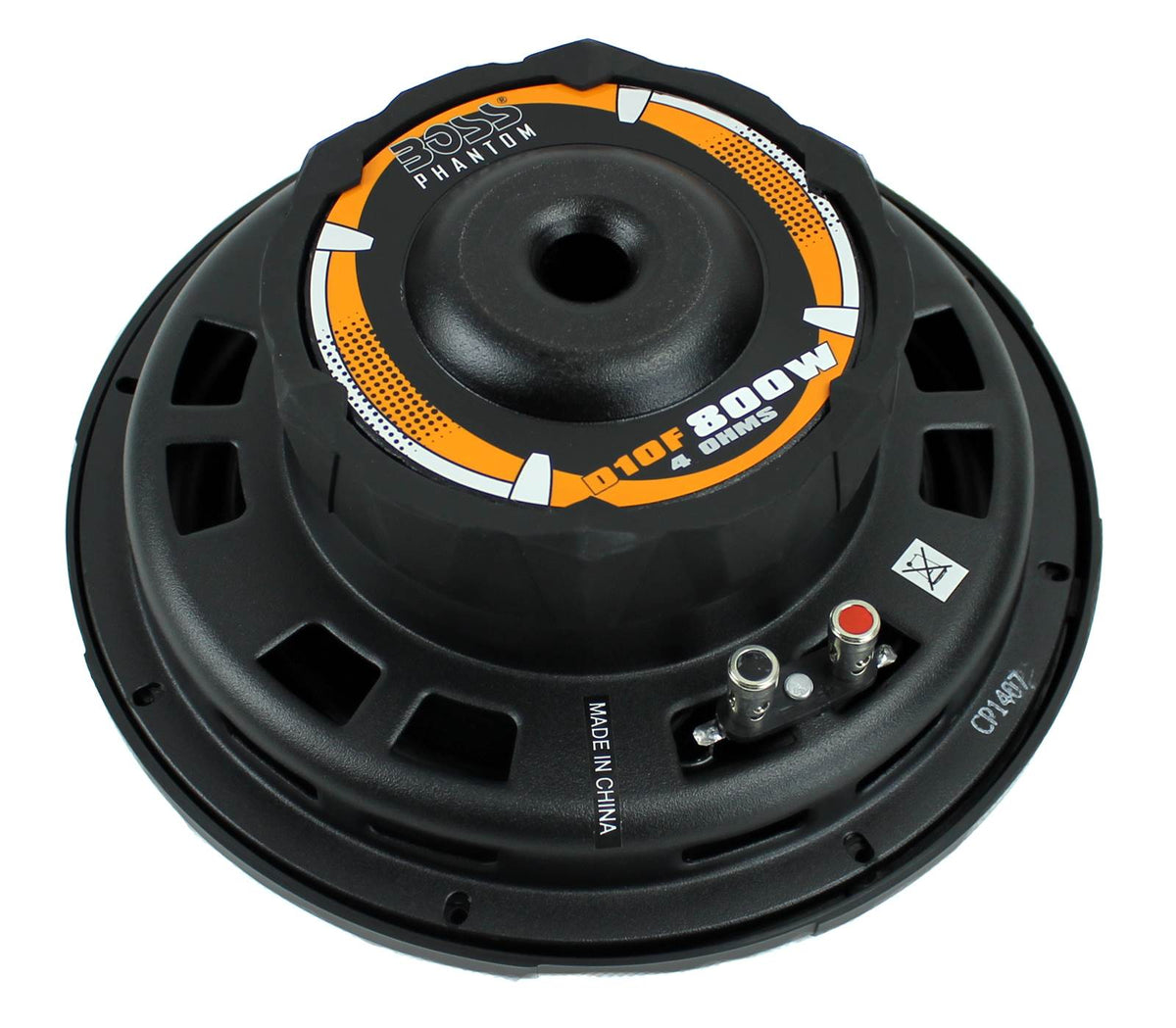 2) Boss D10F 10" 1600W Shallow Car Audio Subwoofers + 2) 10" Single Sealed Boxes