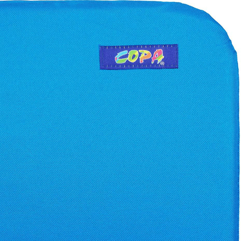 Copa Backpack Single Position Folding Aluminum Beach Chairs, Turquoise (2 Pack)