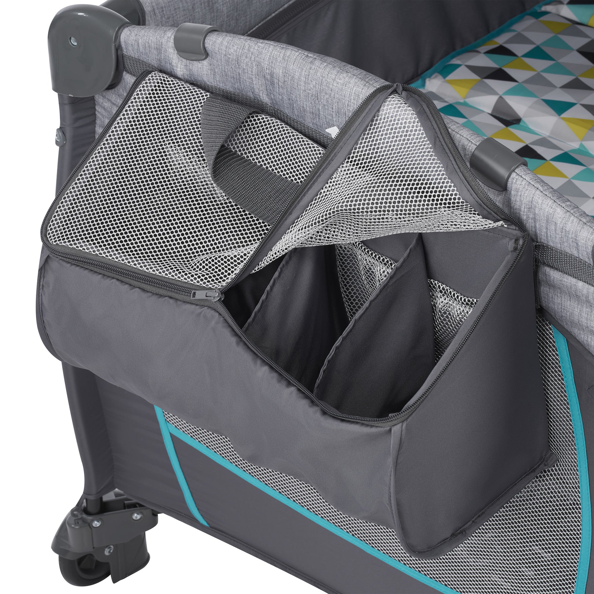 Evenflo Portable 4-in-1 Safe BabySuite DLX Versatile Home Infant Playard, Prism