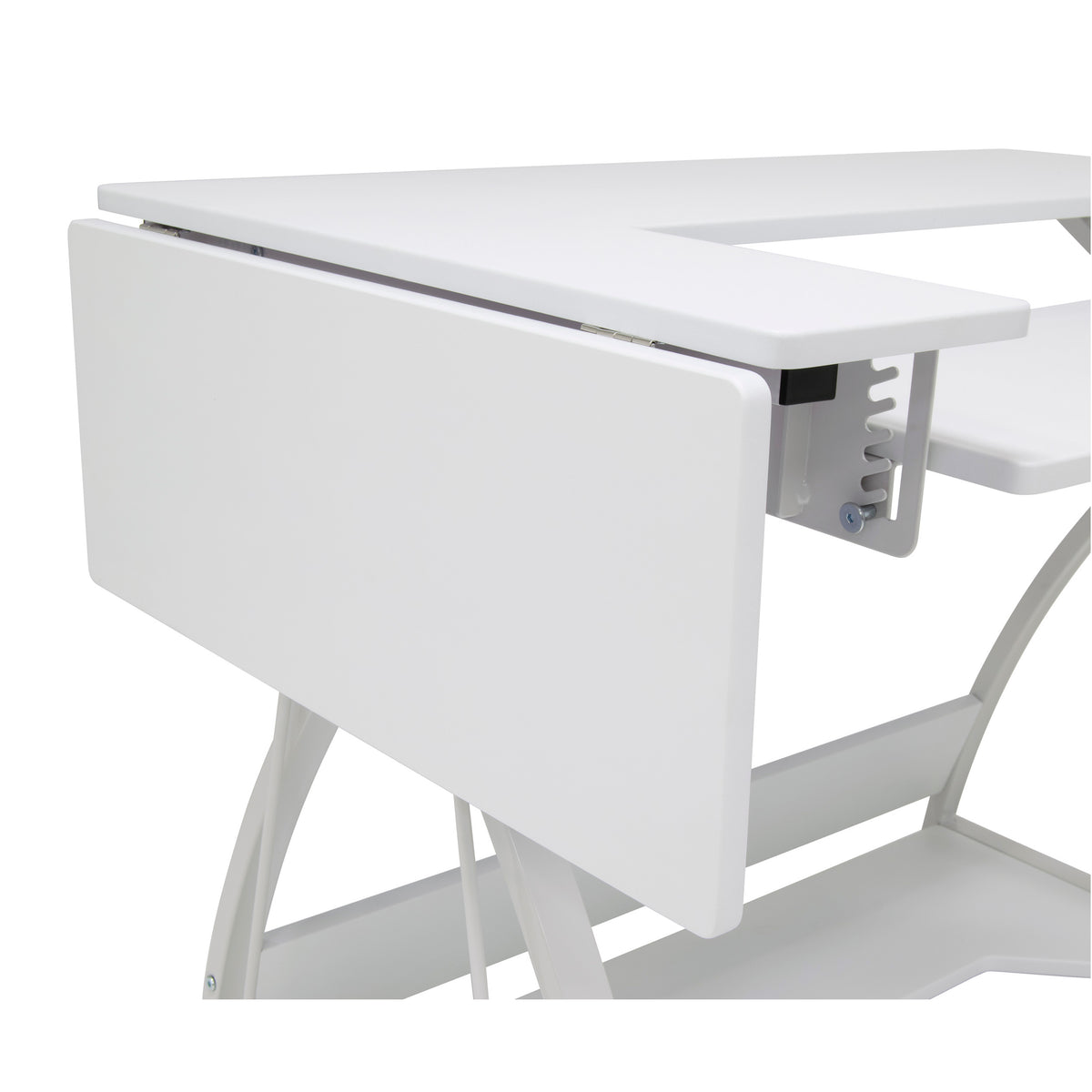 Sew Ready Venus Sewing Machine Craft Hobby Table Computer Desk, White (Used)