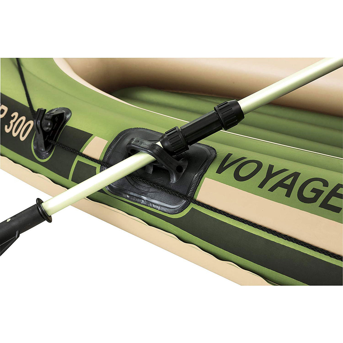 Bestway Hydro Force Voyager 300 Inflatable Raft And Aluminum Oars (Open Box)