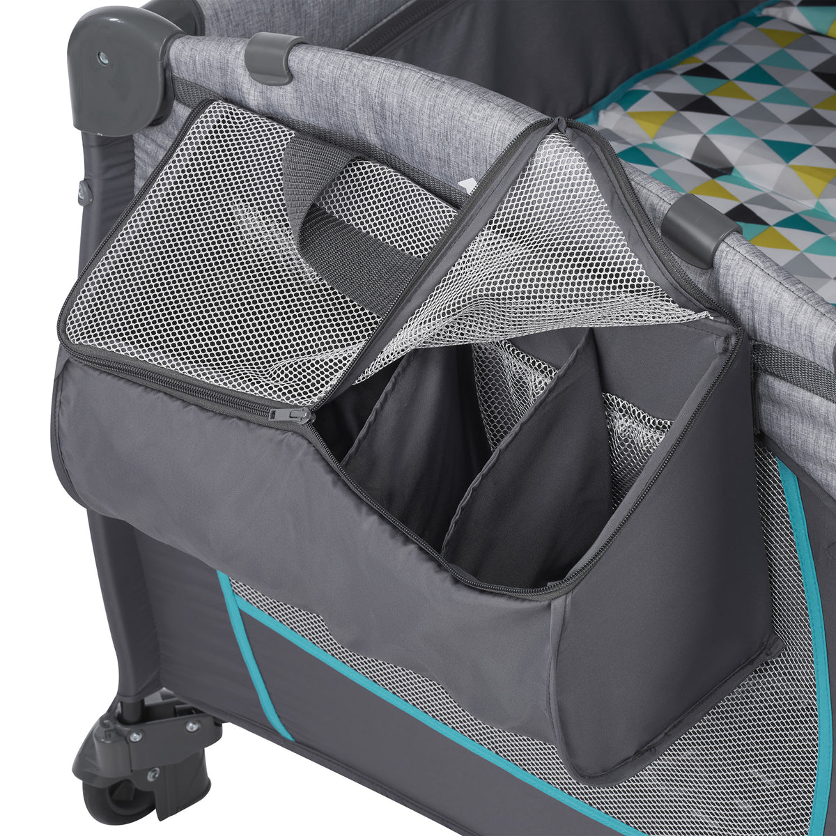 Evenflo Portable 4-in-1 Safe BabySuite DLX Home Infant Playard, Prism (Open Box)