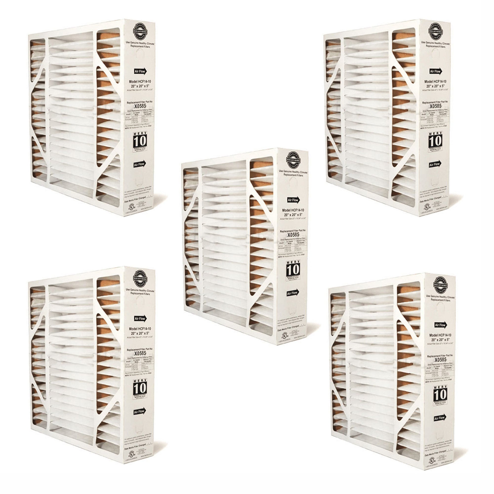 Lennox X0585 Honeywell Healthy Climate MERV 11 Media Filter Replacement (5 Pack)