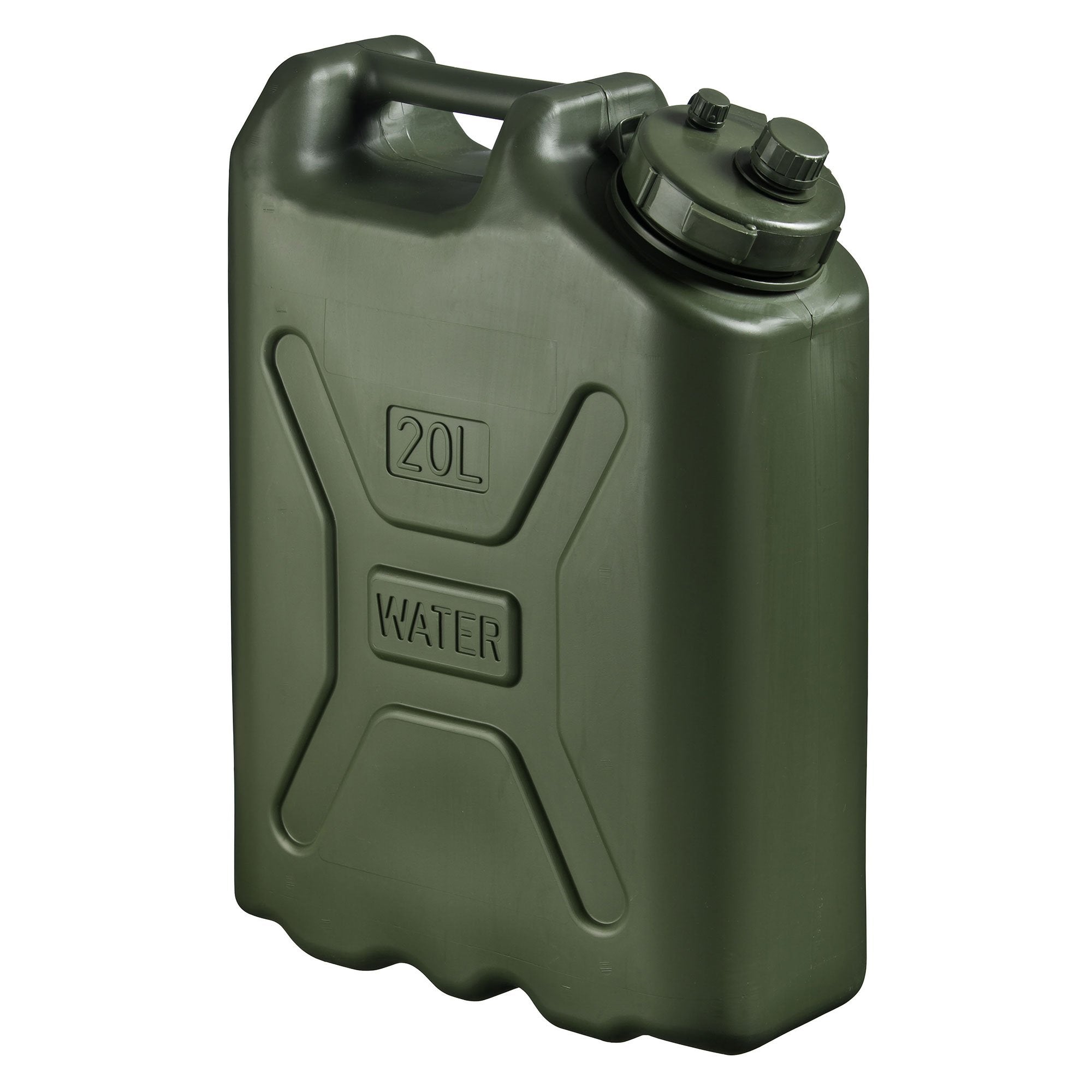 Scepter BPA Durable 5 Gallon 20 Liter Portable Water Storage Container, Green - VMInnovations