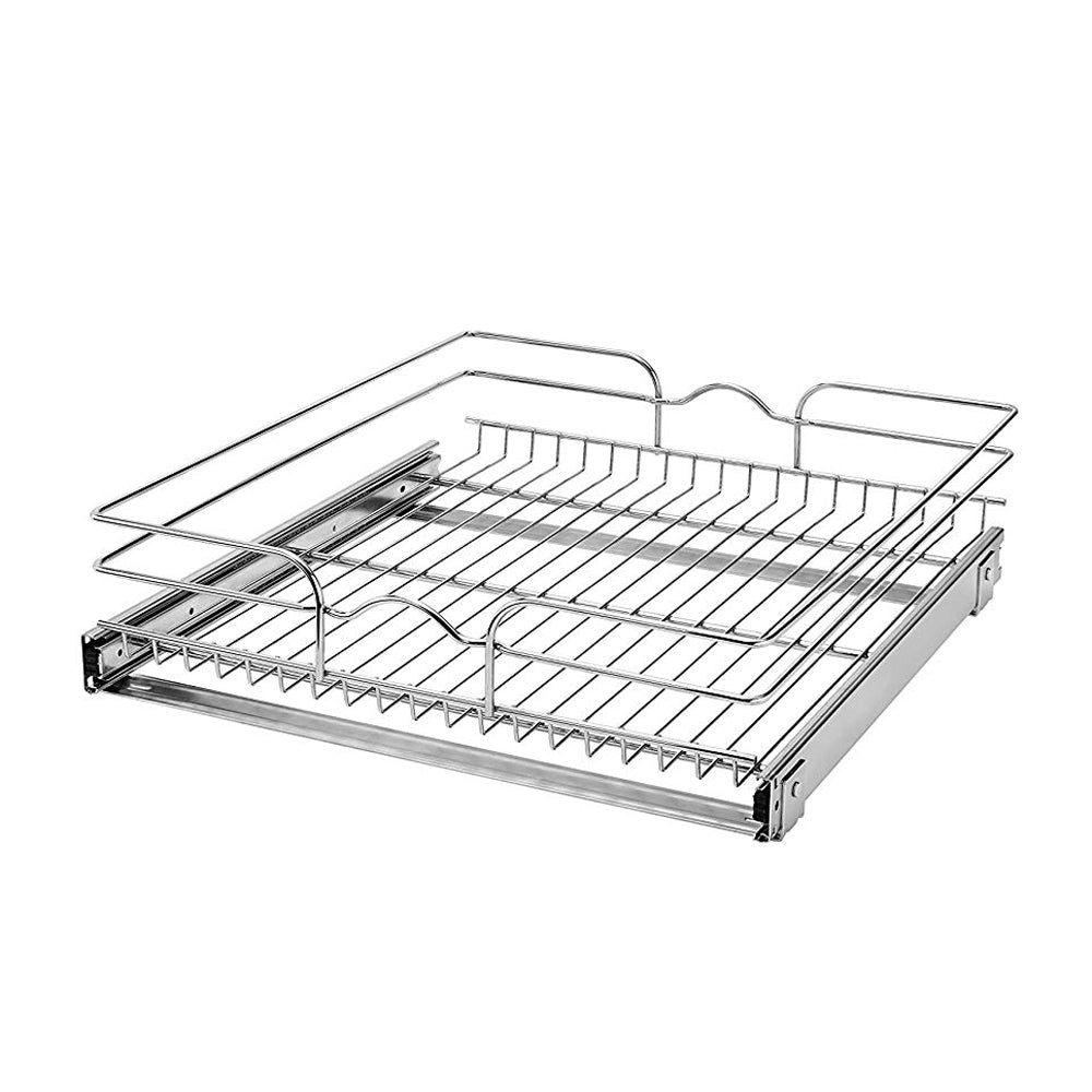 Rev-A-Shelf 21 Inch Wide 22 Inch Deep Base Cabinet Pull Out Wire Basket (Used)