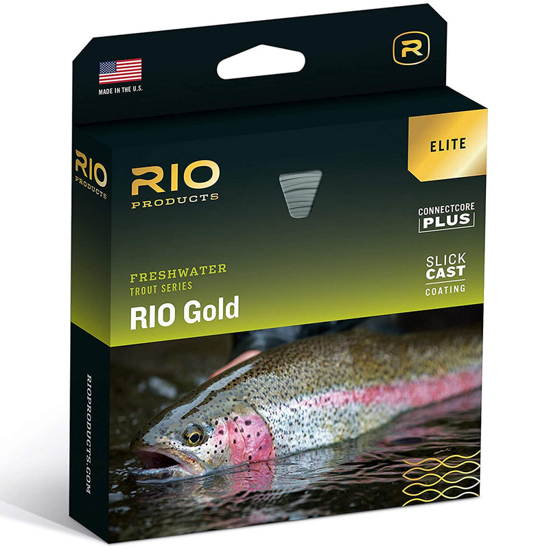 RIO Elite Gold Freshwater Tricolor Ultra Slick Cast Tapered Fly Fishing Line