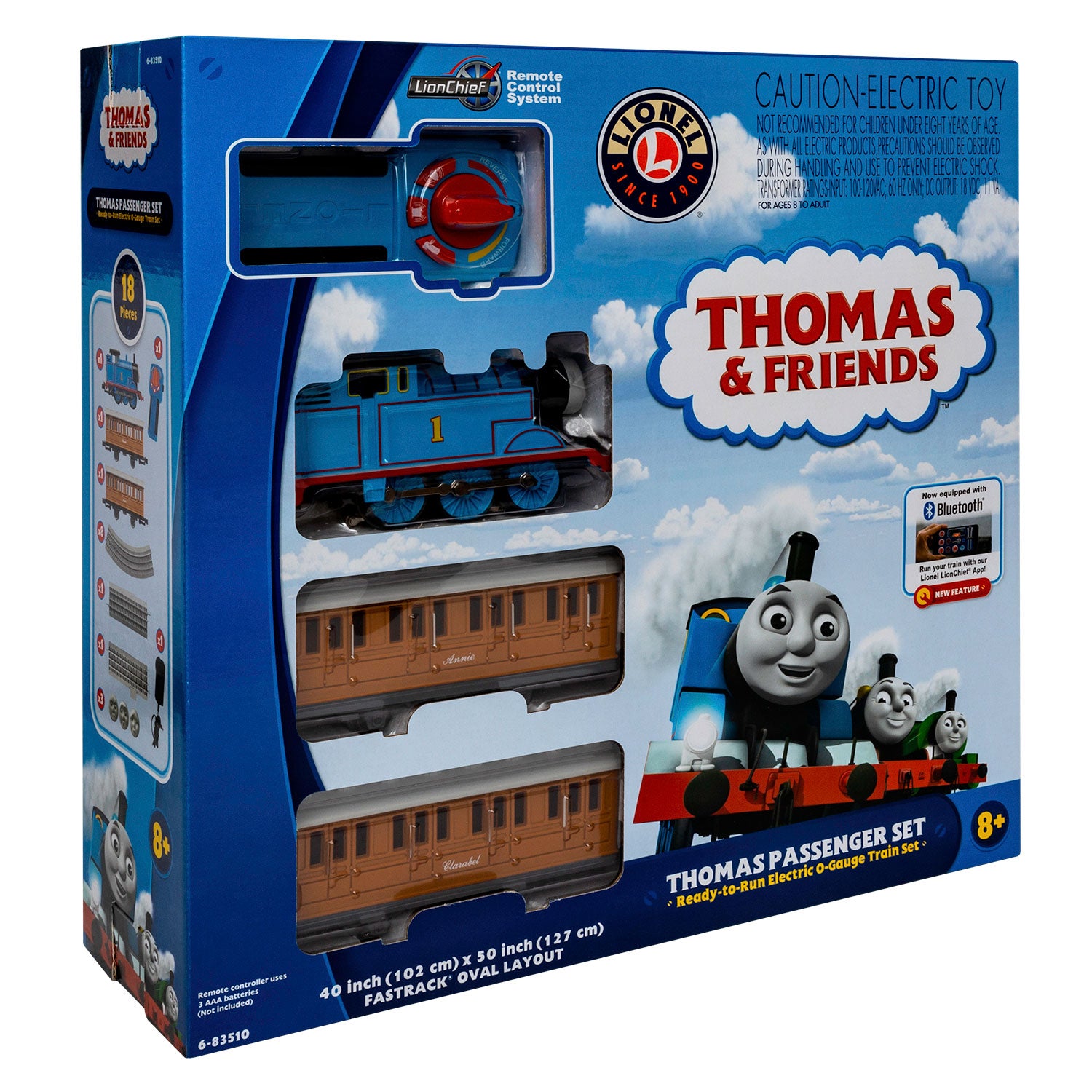 Lionel LION-683510 Remote Control Bluetooth Thomas and Passengers Train Set (Refurbished)
