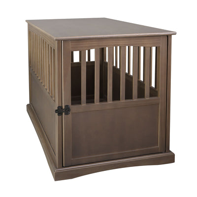 Casual Home Large Wooden Pet Crate Dog House End Table Night Stand (Open Box)