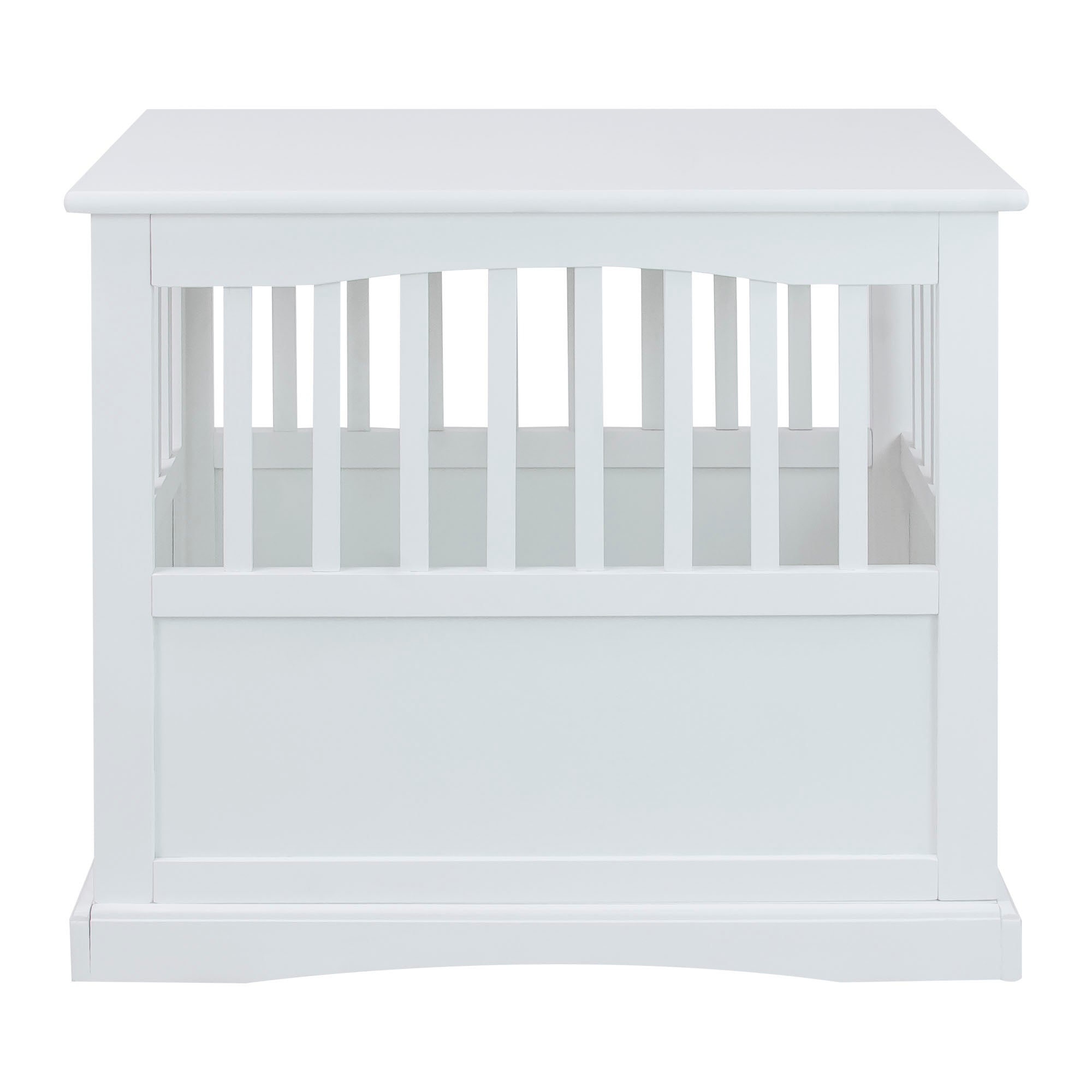 Casual Home Solid Wood Lockable Gate Door Pet Crate and End Side Table(Open Box) - VMInnovations
