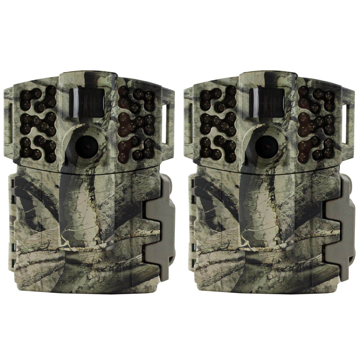 (2) MOULTRIE Game Spy M-990i Gen2 No Glow Invisible Infrared Trail Cameras |10MP