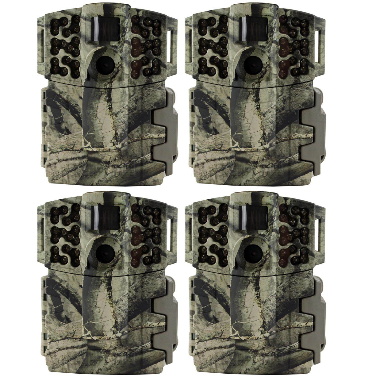 (4) MOULTRIE Game Spy M-990i Gen2 No Glow Invisible Infrared Trail Cameras |10MP