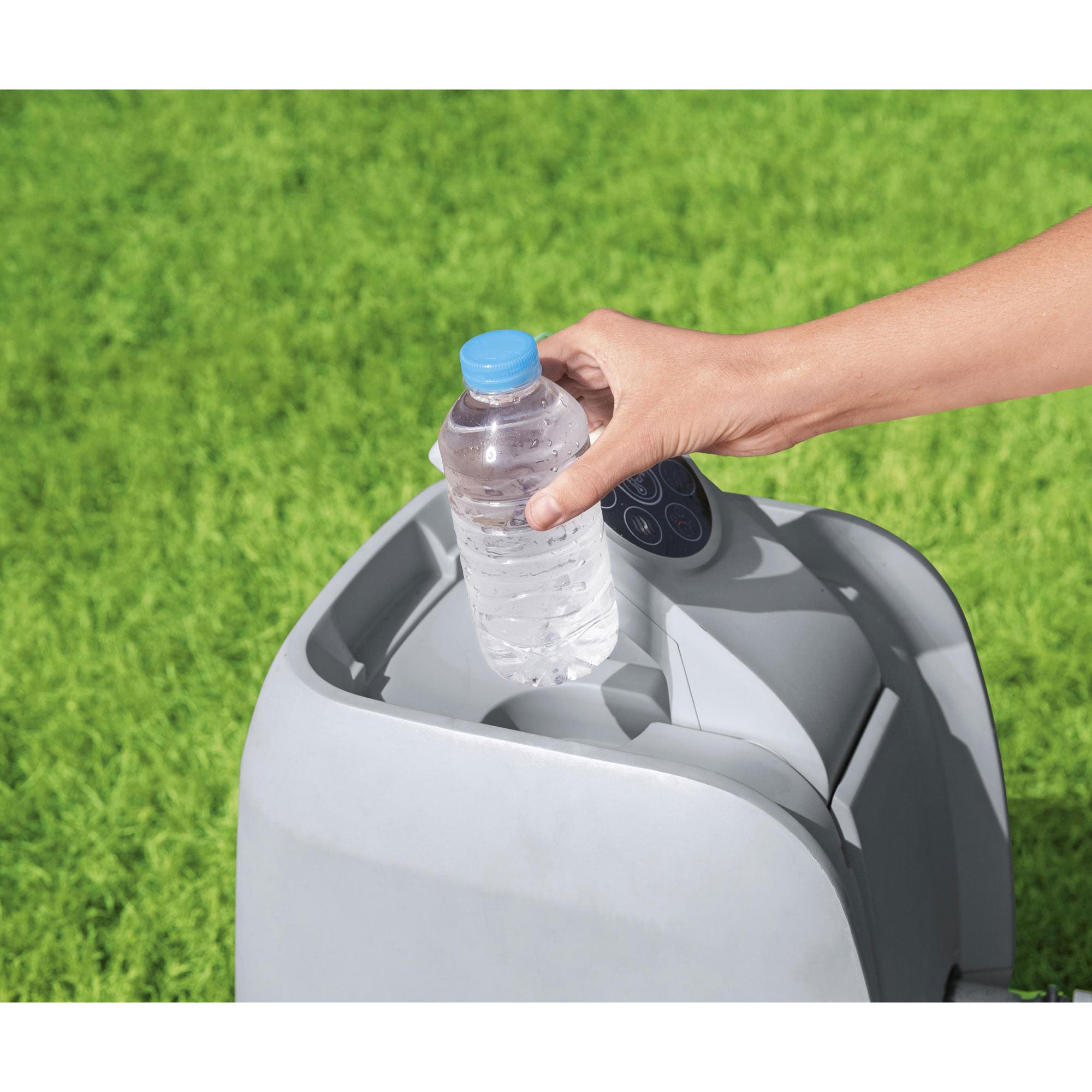 Bestway SaluSpa St Moritz AirJet Hot Tub and 2 PureSpa Cup Holder Trays