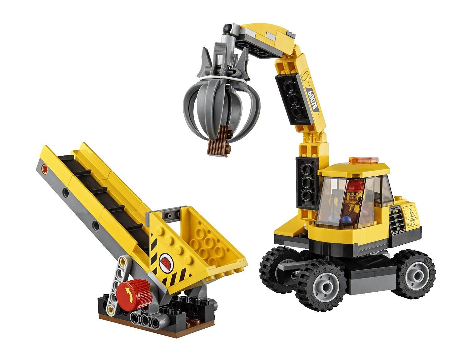 LEGO® CITY® Demolition Excavator and Truck Construction Site Playset | 60075