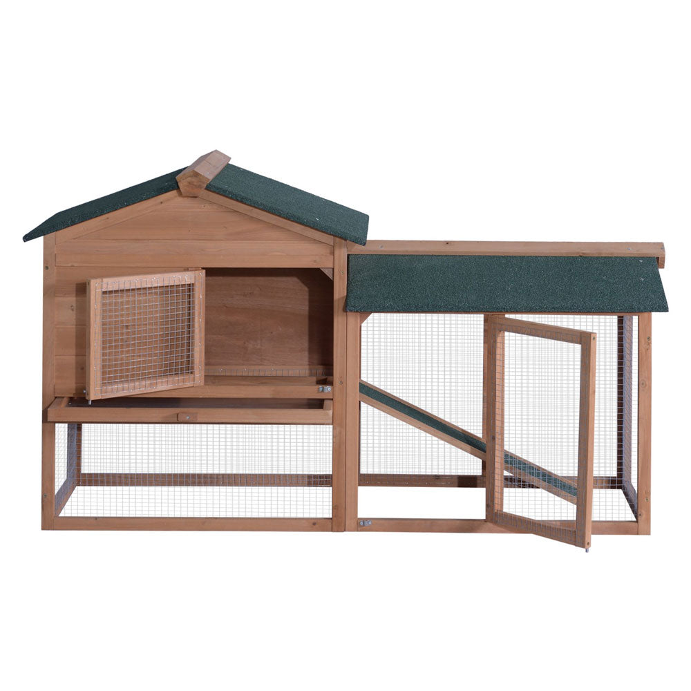Lovupet 6010-1305 Pet Supplies Wood Fenced House Pet Cage for Small Animals