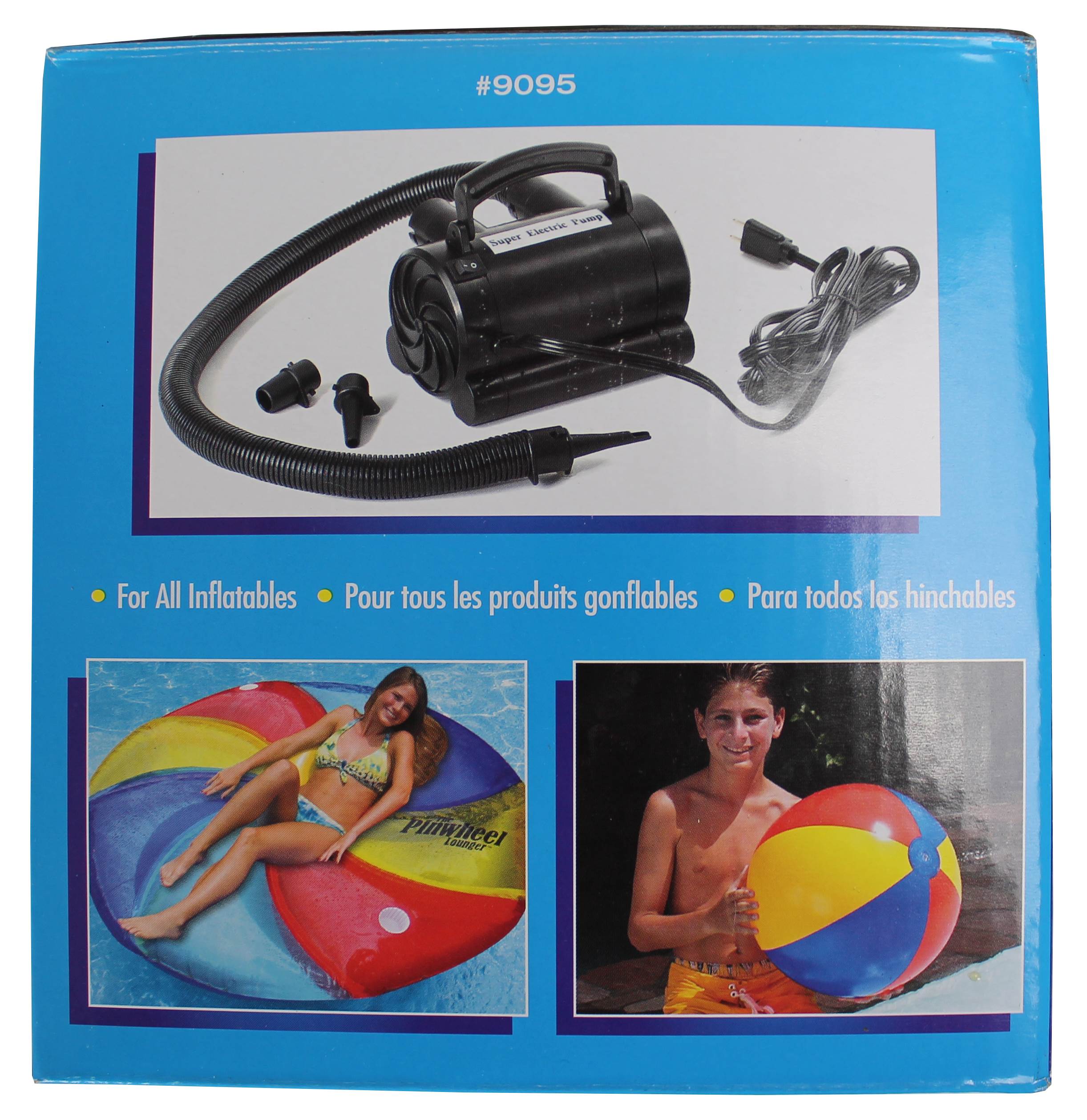 Swimline 90640 3 Swim Giant Pretzel Inflatable Pool Beach 64" w/ 110V Air Pump - VMInnovations