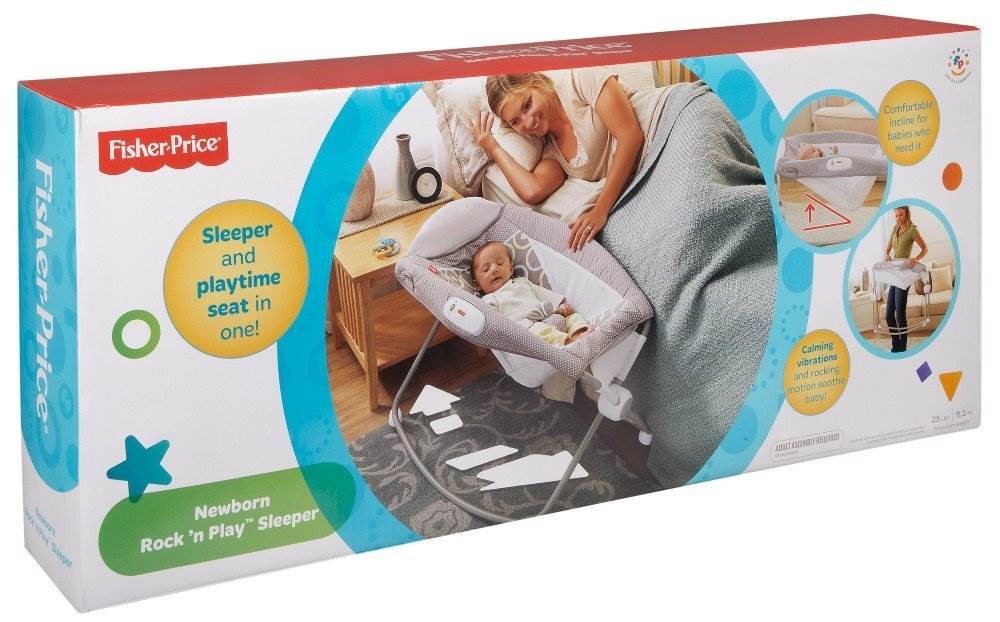Fisher Price Newborn Baby Rock 'N Play Sleeper Rocker - Luminosity - Open Box