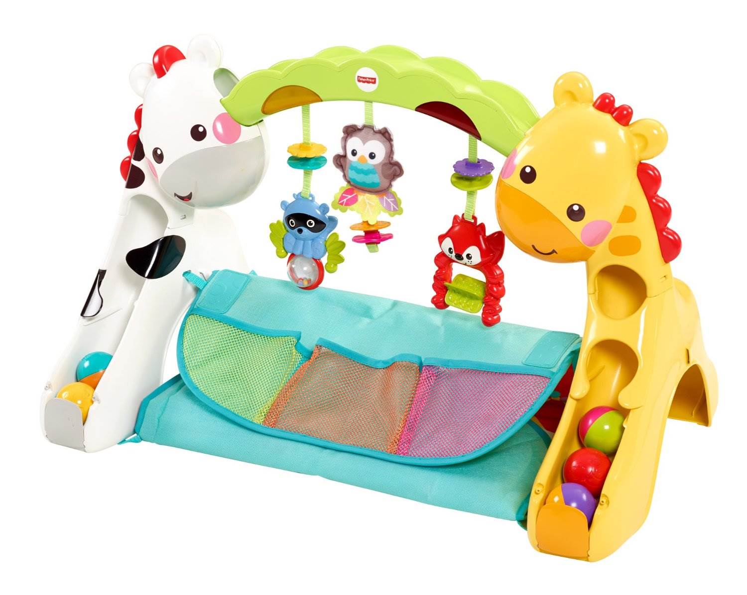 Fisher-Price Newborn-to-Toddler Three Stages Floor Play Gym | CCB70 - Open Box