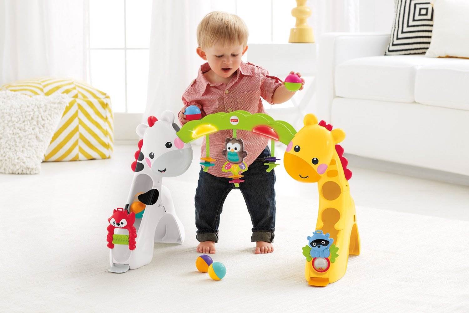 Fisher-Price Newborn-to-Toddler Three Stages Floor Play Gym | CCB70 - Open Box