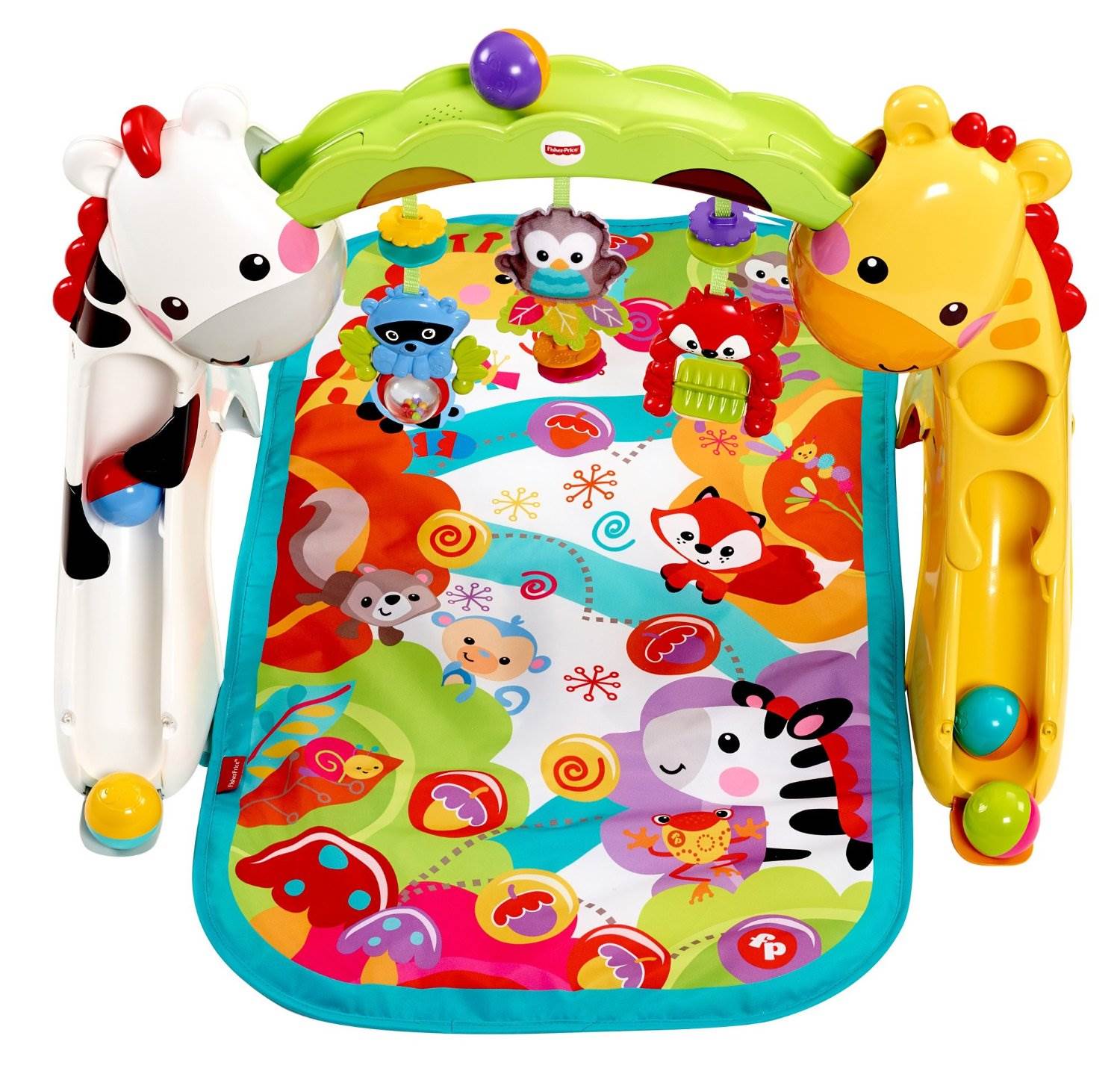 Fisher-Price Newborn-to-Toddler Three Stages Floor Play Gym | CCB70 - Open Box