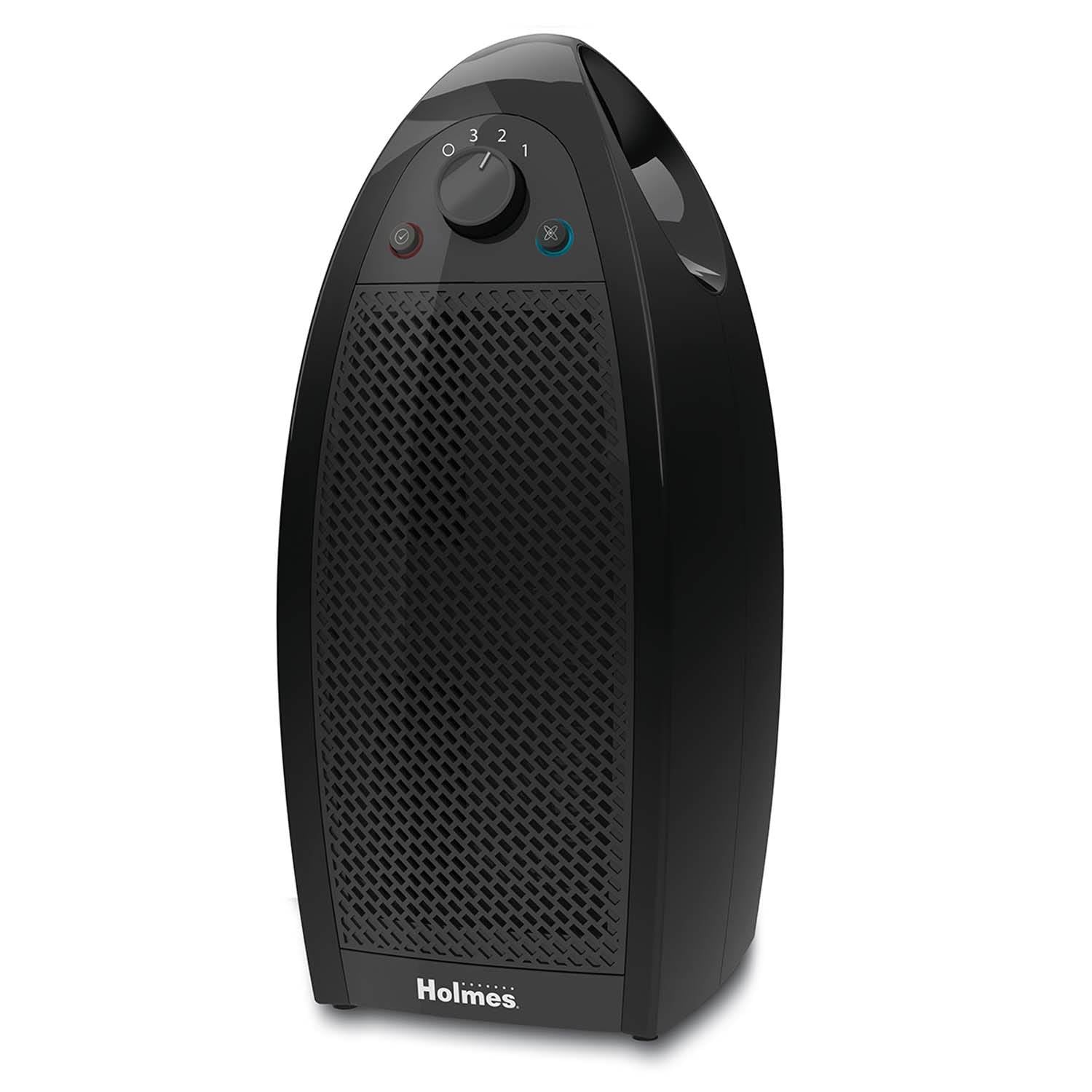 Holmes Mini-Tower Air Purifier With HEPA-Type Air Purifier, Black (Open Box)