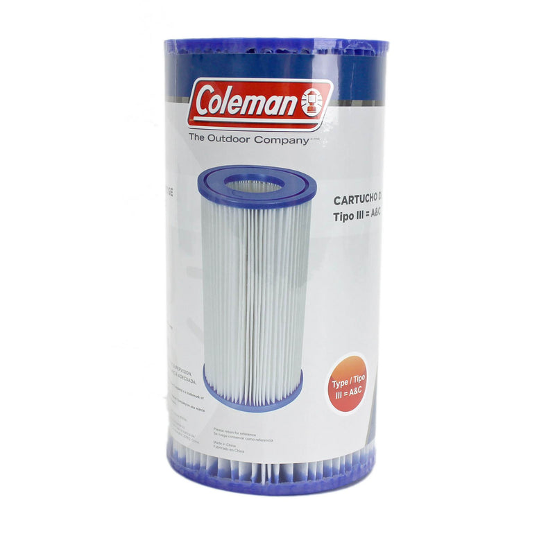 Coleman Type III A/C Pool Filter Pump Replacement Cartridge, 12-Pack | 90307