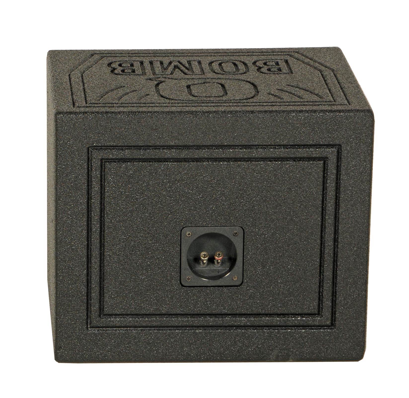 Q-POWER QBOMB 10" Sealed Car Subwoofer Sub Box Enclosure (Open Box) - VMInnovations