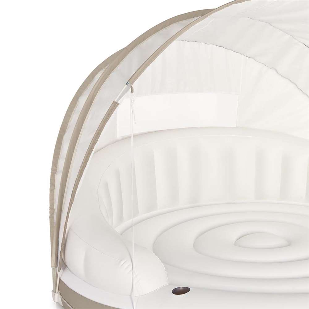 Intex Inflatabull Inflatable Pool Float & Intex Inflatable Canopy Island Float