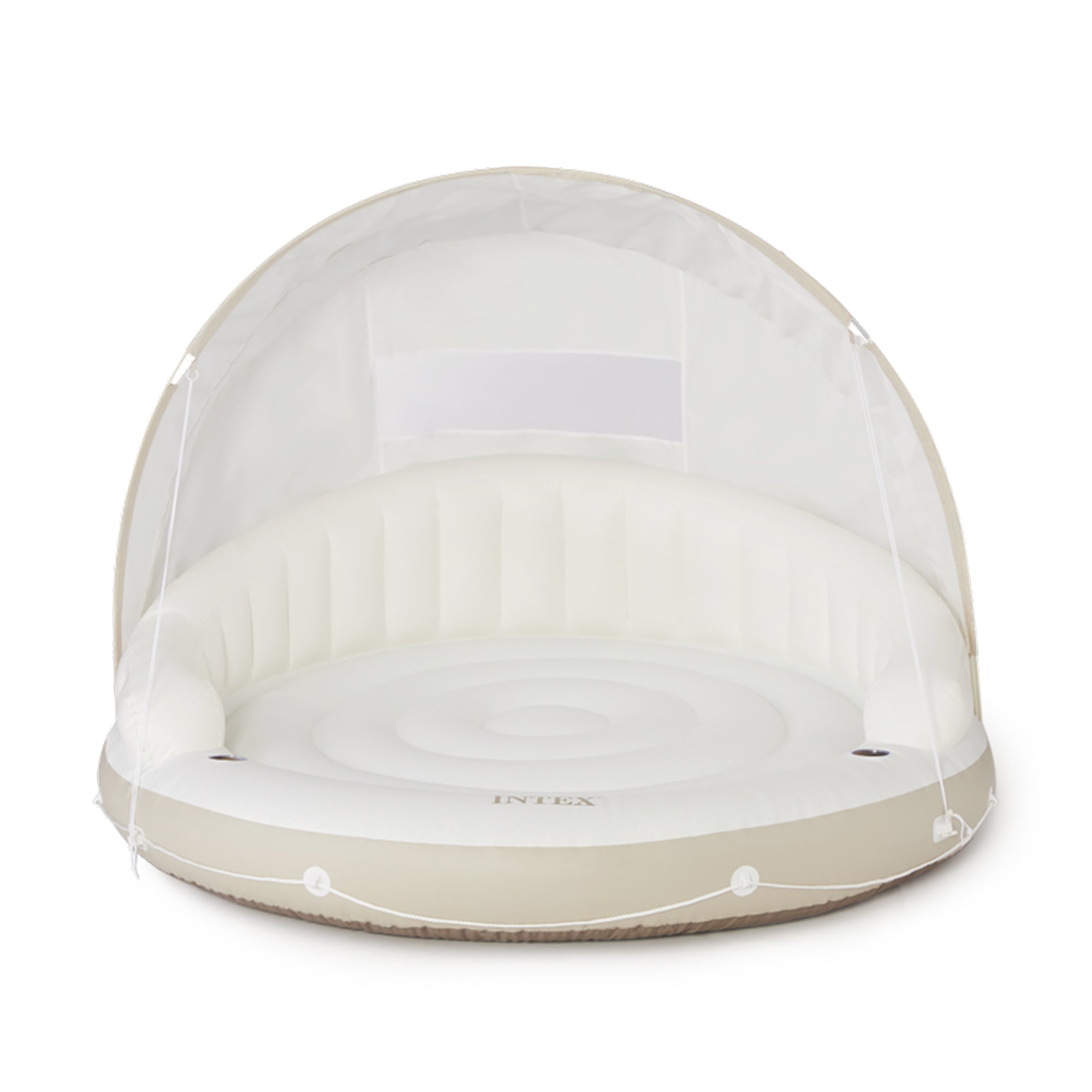 Intex Inflatable Canopy Island Float Lounge, 78.5" x 59" (Refurbished)