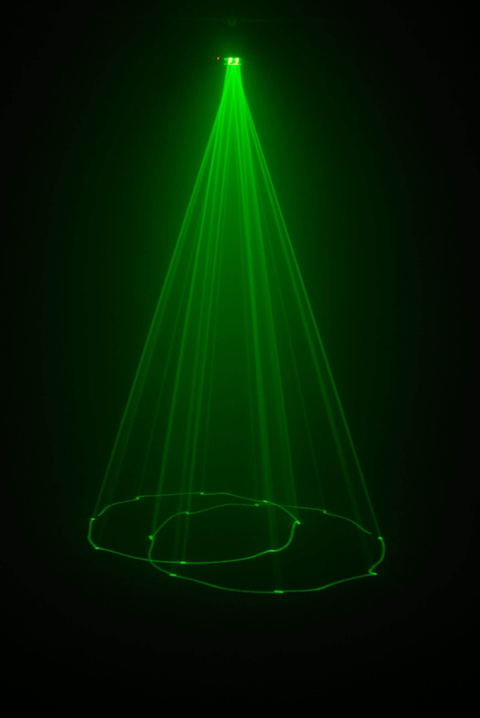 CHAUVET DJ Scorpion Dual Fat Beam Aerial Light Effect Laser w/ H700 Fog Machine