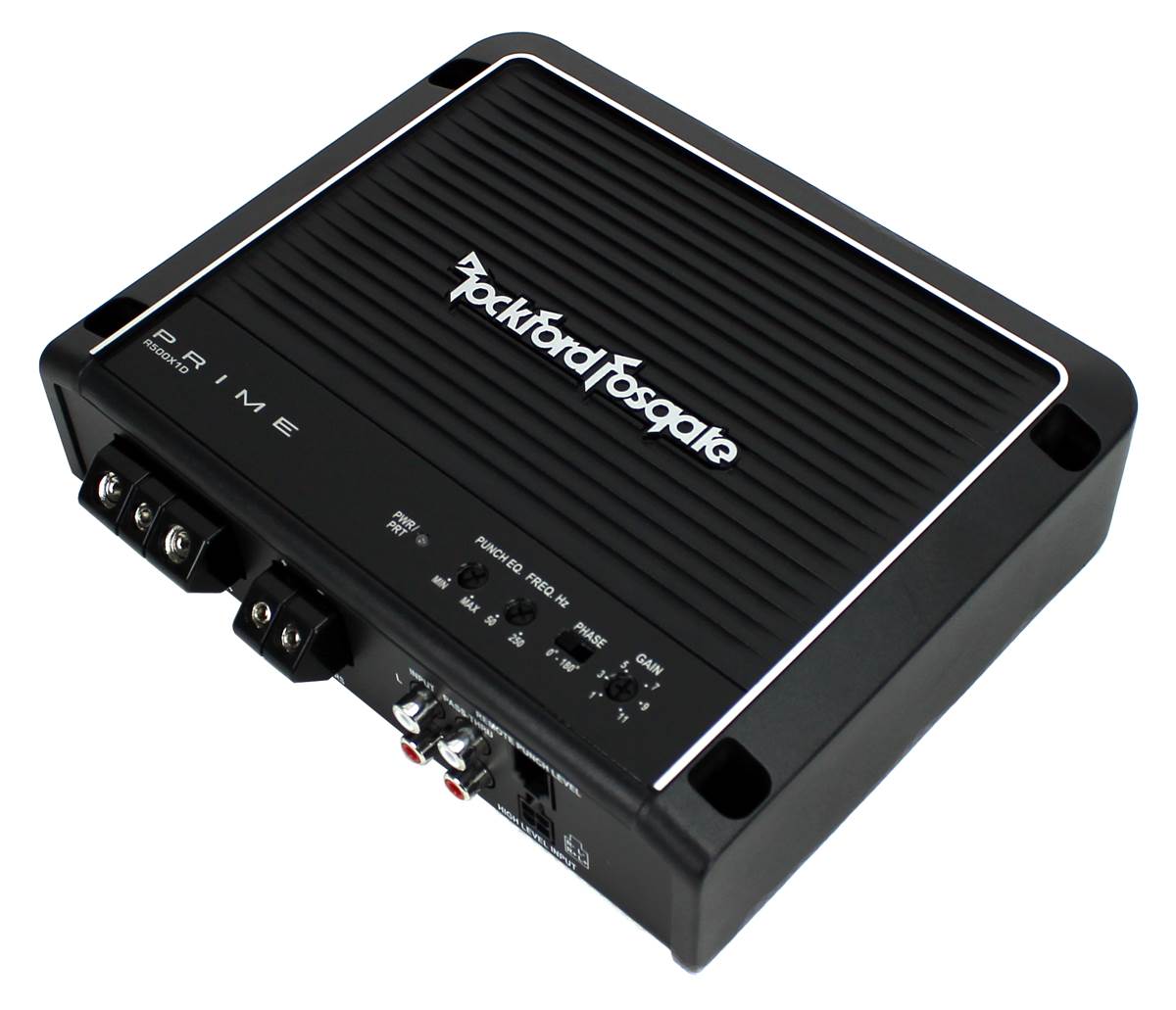 New Rockford Fosgate R500X1D 500W Mono D Car Amplifier Audio Amp + Remote + Cap