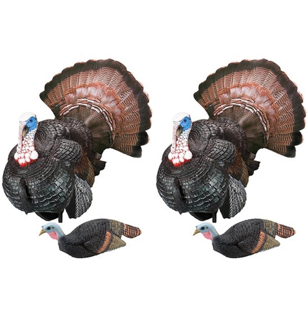(2) Carry-Lite Pretty Boy & Pretty Girl Combo Turkey Hunting Decoy Kits | Q5878