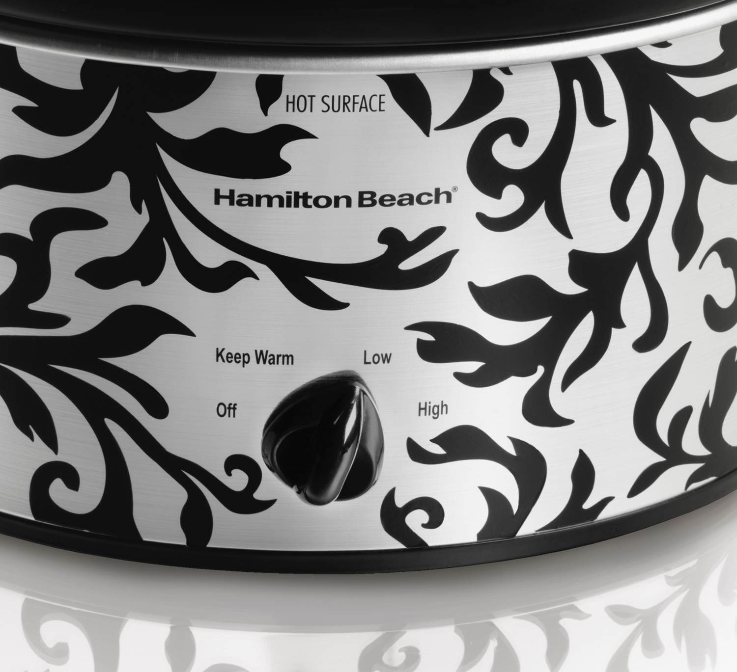 Hamilton Beach Designer Stay or Go Slow Cooker 4 Qt w/Clips & Latches (Open Box)
