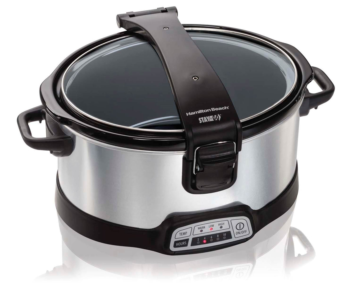 Hamilton Beach 33467 Digital Programmable Stay or Go Slow Cooker, 6-Quart Oval
