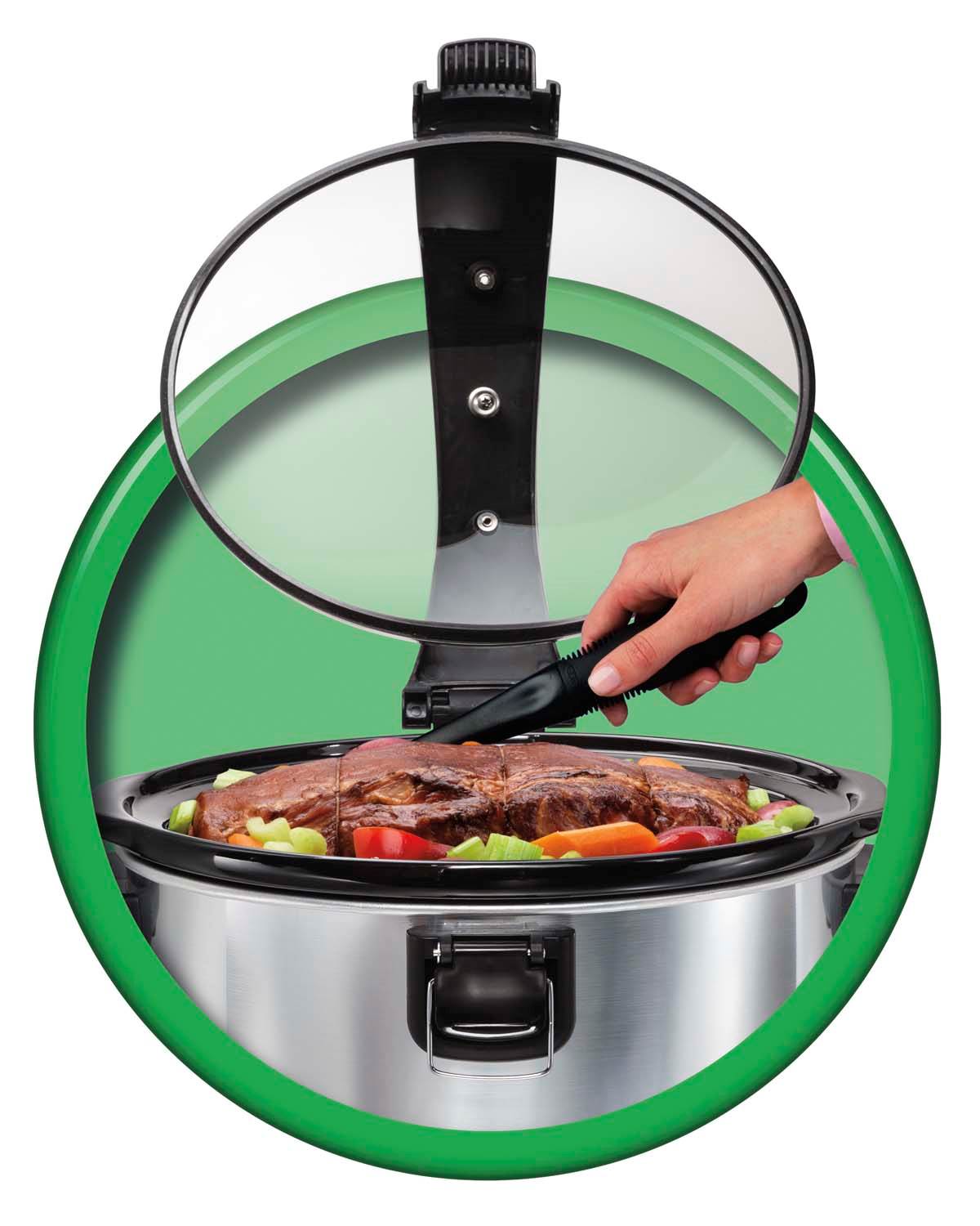 Hamilton Beach 33467 Digital Programmable Stay or Go Slow Cooker, 6-Quart Oval